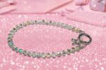 Smokey Crystal Phone Chain – Durable Beaded Phone Strap & Anti-Drop Wrist Holder