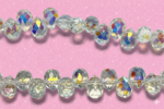 White Crystal Phone Chain – 25-26cm Durable Beaded Phone Strap & Anti-Drop Wrist Holder - Image 2