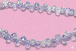 Purple Crystal Phone Chain – 28-29cm Durable Beaded Phone Strap & Anti-Drop Wrist Holder - Image 2